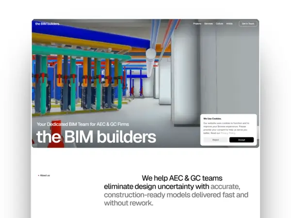 The BIM Builders mockup